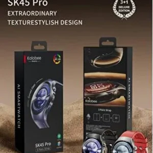 KALOBEE SK-38 Süper Amoled Akıllı Saat 3 Kordon