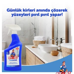 Stop Forte Tuvalet, WC ve Banyo Temizleyici – Güçlü Hijyen ve Kireç Karşıtı Temizlik