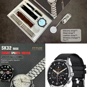 TECHNOMEN SK32 MAX AMOLED EKRANLI AKILLI SAAT