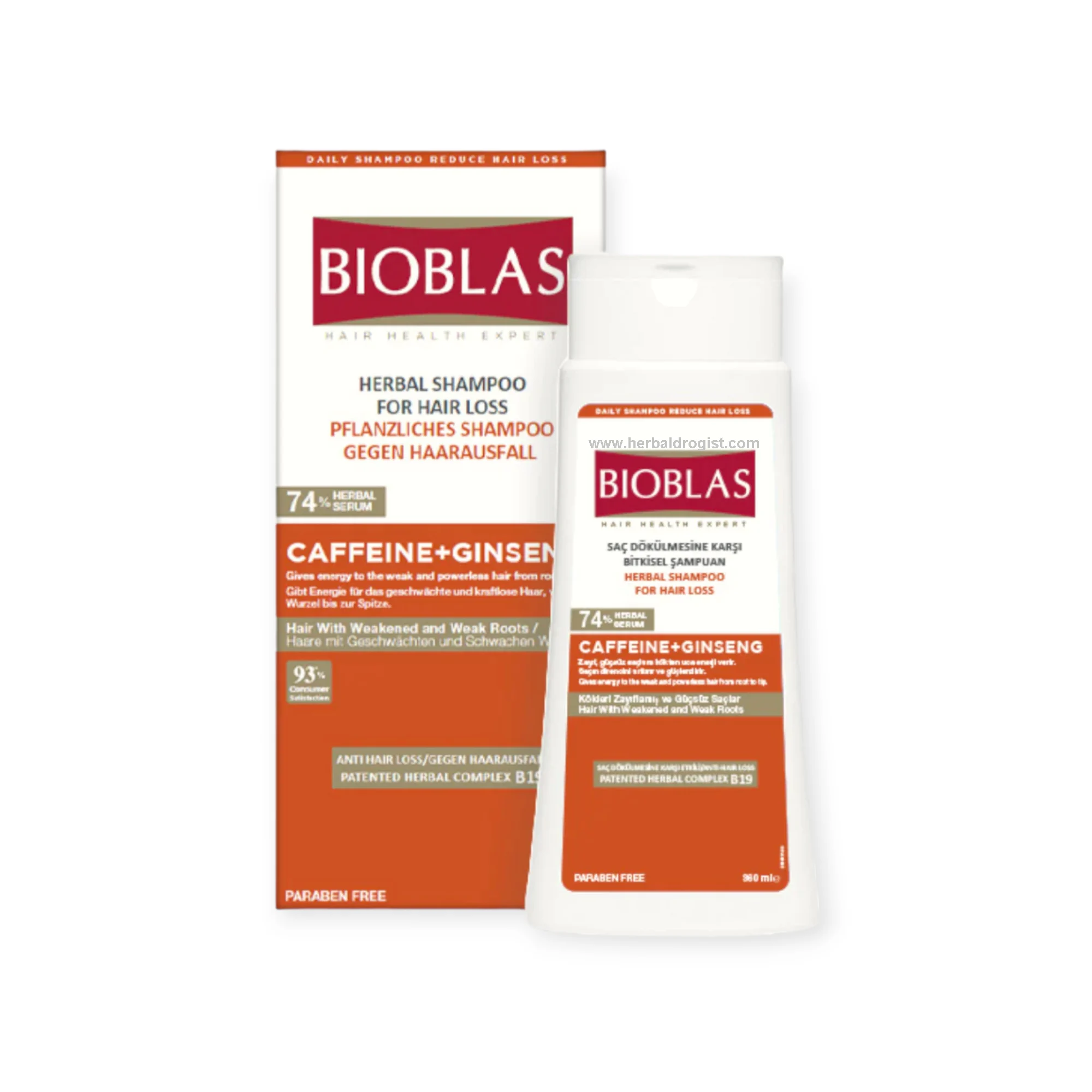 Bioblas Caffeine & Ginseng Dökülme Karşıtı Şampuan 360 ML
