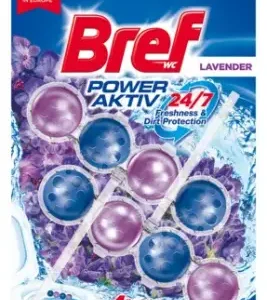 Bref Power Aktiv Lavanta Kokulu Klozet Bloğu İkili Paket