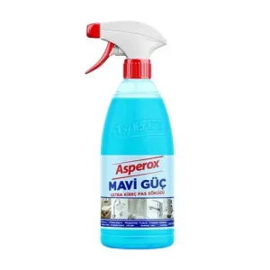 Asperox Ultra Mavi Güç Kireç ve Pas Sökücü 1 Litre – Güçlü Banyo ve Yüzey Temizleyici