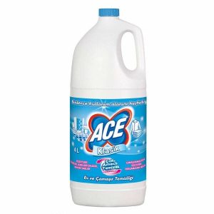ACE Çamaşır Suyu 4 LT – Güçlü Hijyen ve Beyazlatıcı Etki